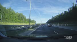 High Speed Crash on the Highway