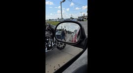 Mirror smashed, bike bumped, and chaos unleashed during road rage in Oklahoma