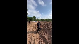 Locals flee as from botched rocket launch fireballs for festival