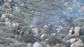 US, Los Angeles: Aguanga Rapid Spreading Brush Fire Part 2