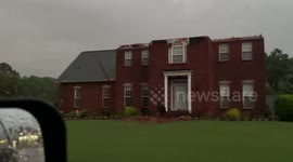 US: Damage Left by Tornado in Madison County, Alabama