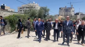 Israeli army opens fire to intimidate foreign diplomatic delegation in West Bank: Palestinian official (2)