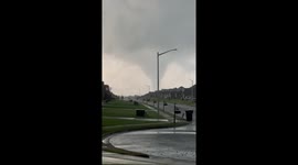 US: Large Tornado Touches Down Near Athens, Alabama