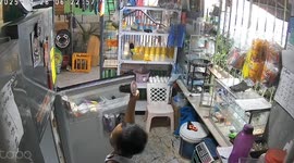 Toddler accidentally locks himself in fridge while looking for snacks