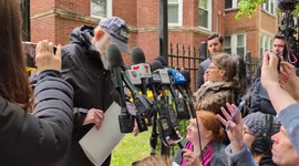 US: Neighbor of suspect in attack on Israeli diplomats in US capital speaks to press