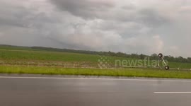 US: Damage Left by Tornado in Madison County, Alabama 2