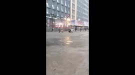 A shot from the floods in the Pune region of India