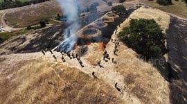 US: Controlled Burns Blaze Through Calero County Park