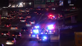 US, Phoenix: Phoenix DPS Trooper Struck By Tire During Traffic Stop
