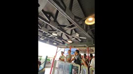 POV Riding The Texas Giant at Six Flags Over Texas