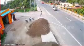 Horrific Accident Caught on CCTV in Uttar Pradesh’s Pilibhit as Reckless Driving Sparks Chain Collision