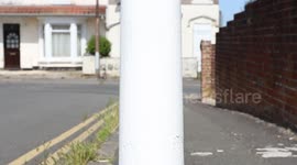 'Disgusting' cigarette painted bollards spotted on town's street