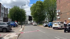 Tillet Close Hosue Fire in Brent, London, UK