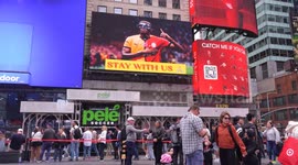 US: Galatasaray fan’s eye-catching Times Square billboard urges Osimhen to stay