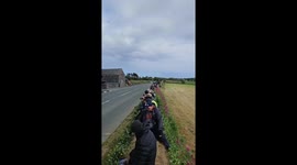 Dan Sayle Crash at the 2025 Pre-TT Classic – Billown Circuit