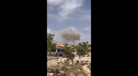Reports in Lebanon of a powerful explosion in Baalbek in the Lebanon Valley