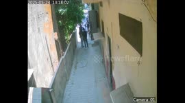 Elderly Woman Fights Off Armed Attacker with Baton in Moradabad Amid Firing Over Money Dispute