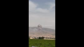 Reports in Lebanon of a powerful explosion in Baalbek in the Lebanon Valley