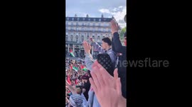 France: 15,000 people gathered in Paris today demanding sanctions against Israel