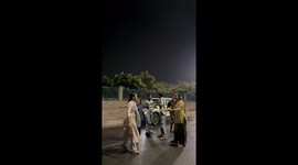 From joy to jolt: Dancing in the rain cut short by a thunderous strike