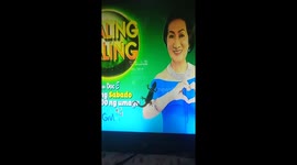 Resident baffled by gecko crawling across TV screen