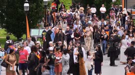 US: Princeton University graduates show solidarity with Palestine at commencement