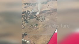 US: Airplanes Dropping Water To Fight Multiple Wildfires In Fresno County
