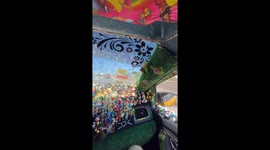 Character wonderland on wheels in Tunisia’s most magical taxi