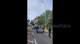 UK: On Tuesday, activists approached an Elbit Systems owned weapons factory