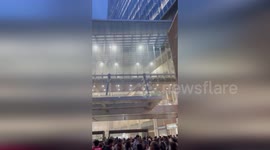 Mexico: Fire Sparks Panic At Portal San Angel Shopping Center As Smoke Fills Building