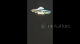 UFO-shaped aircraft crashes into lake during maiden flight in China