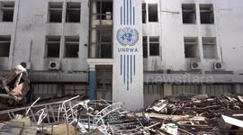 UNRWA aid warehouses in Gaza stand empty amid ongoing Israeli blockade and genocide