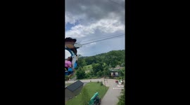 I visited the Nashville zoo and saw the zip line and decided to finally get on it