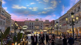 US: Tourists enjoy gondola rides at Venetian Resort in Las Vegas