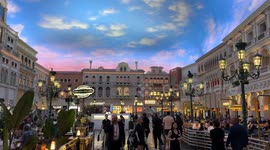 US: Tourists enjoy gondola rides at Venetian Resort in Las Vegas