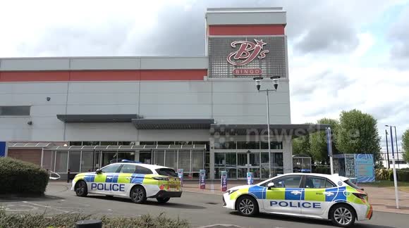 Terror at the Bingo Hall man is stabbed with a machete and five are arrested in Birmingham
