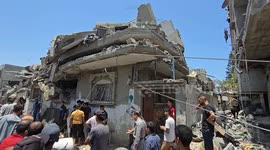 Israeli forces bomb residential area in central Gaza, rescue efforts ongoing