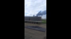 FPV drones seen launching from truck in Irkutsk, Russia