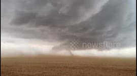 US: Tornado spotted near Brownfield, TX