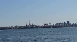 Sea view of the waterfront in Vancouver