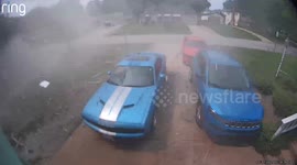 Elderly man and dog killed in Missouri house explosion caught on doorbell camera