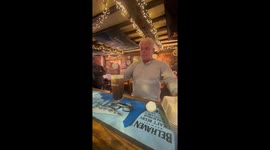 Daring lad cracks DUCK EGGS into his Guinness and necks it