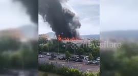 Italy: A large-scale fire broke out at the University of Tuscia, leading to the evacuation of the Riello campus
