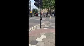 Horse-drawn hearse blasts out Diddy's 'I'll Be Missing You' through London streets