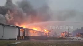 Canada: Brave Firefighters From St Louis Battle Devastating La Ronge Blaze In Relentless Effort