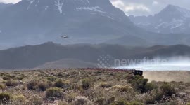 US: Explosive Fish Fire Rages Across Inyo County As Crews Battle Flames In Dangerous Terrain