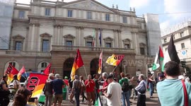 Italy: Protest held at Italy's La Scala Theatre over dismissal of usher who shouted ‘Free Palestine’