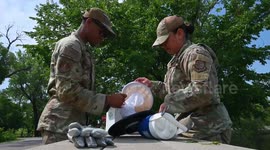 Airmen test mosquitoes for diseases at military base in Kansas