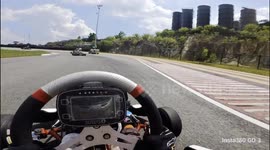 Kids Racing Go-Karts Get in an Accident