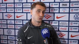 US: Türkiye’s Kerem Akturkoglu speaks at press conference after US match